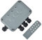 Outdoor Remote Switch Box NineLeaf 1 Pack 3 GANG 13A Junction Box, Waterproof IP66 Outdoor Electrical Surface Wiring Junction Boxes with Remote Control, Cable Gland Included, 220V 230V 240V