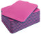 Yate Set 10 doppelte Schaumstoff Sitzkissen DIN A4 Kinder Sitzunterlage WASSERDICHT 307x220mm für Kindergarten Morgenkreis, Schulen, Waldbühne - 2 lagig, Rucksack (Blau/Pink)