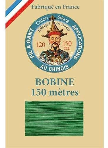 Sajou Bobine de Fil à Gant - Fil Patchwork et appliqué Fil Au Chinois - Fabriqué en France - Coloris 866 : Jardin