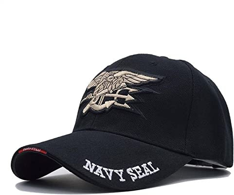 Berretto da Baseball Cappello Snapback da Camionista con Berretto da Marina Militare,Nero