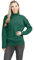 janisramone® Polo High Neck Jumpers for Women UK, Cable Knitted Long Sleeve Ladies Jumpers, Casual Pullover Winter Turtle Neck Tops for Women Size 8-36 Bottle Green