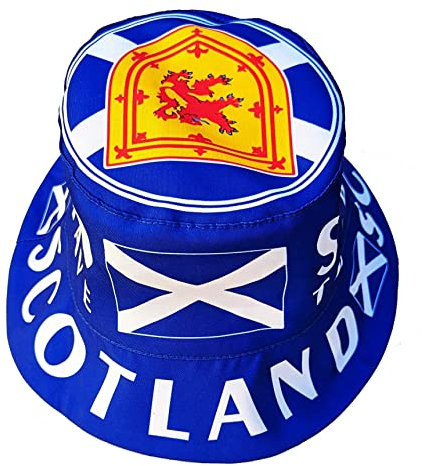 Generisch Schottland, Scotland Sonnenhut, Fan Hut, Fischerhut, Military Hut (The Brave, The BRAVEHEARTS)