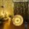Hopelit Eisregen Lichterkette Außen 10m 400LED Warmweiß, Lichterkette Weihnachtsbaum mit Timer und Speicherfunktion für Innen und Außen Hochzeit, Traufe, Weihnachten, Treppe etc.
