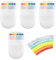 KHDULQ 4 Stück Regenbogen Kinderschminke Stifte, Bodypainting Farben Gesichtsfarben Kinderschminken Rainbow Gesicht Schminke für Kostüm Karneval Mottoparty, Kinderschminken (6 Farben)