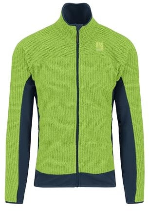 KARPOS 2500493-073 ROCCHETTA Fleece Maglia Lunga Uomo Green Flash/Midnight Taglia XL