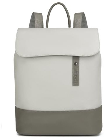 Myhozee Rucksack Damen Cityrucksack - Elegant Rucksacktasche PU Leder Anti Diebstahl Daypack mit Laptopfach 14 Zoll Backpack Wasserdicht Schulrucksack für Ausflüge Reise Freizeit