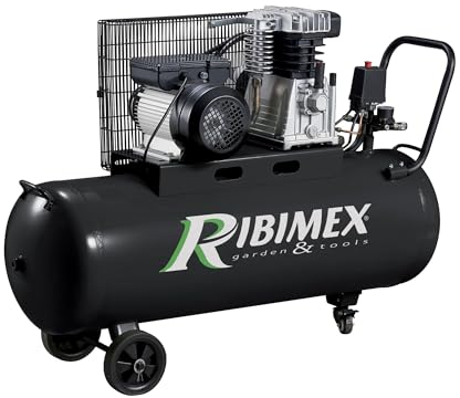 Ribimex - PRCOMP3/100CR - Compressore a cinghia, 100 L