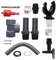 Regenwassersammler Set, 70-100mm Fallrohr Regensammler Verbinder Set, Regensammler Speedy Regentonnen Anschluss Fallrohr, Regensammler Regentonnen Verbinder Für Dächer Bis 80 M² Mit Montagezubehör
