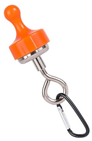 Magnetic Carabiner - Aluminum Alloy D Ring Garage Hooks for Cabinet,Wall Hanger Organizer Holder for Toolbox, Grill, Cabins, Flashlights, Tools