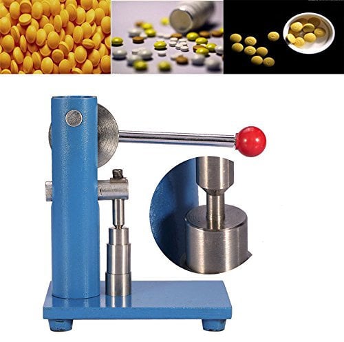 forestalk Hansemay - Pressa per compresse, manuale, in acciaio, per stampaggio di pillole, 6 mm