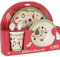 Set Pappa Natale In Melamina 5 Pezzi - Varzi il Natale dal 1956