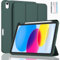 EspZanthic Custodia Cover per iPad (A16) 11a Generazione 11 Pollici 2025/iPad 10a Gen 2022 con Portapenne, Case Tablet Sottile con Retro in Morbido TPU con Auto Svegliati/Sonno, Stilo