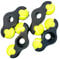 YUSSEQDD 4pack/lot Rocker Plate Bike Trainer Feet Improve Stability And Comfort During Indoor Cycling Workouts 4 Pack Indoor