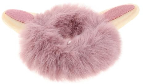 FOYTOKI Vielseitiges Haaraccessoire im Herbst und Winter für Mädchen mit Niedlicher Cartoon Bommel Verzierung Flauschige Haargummis aus Polyester Sanft zum Haar