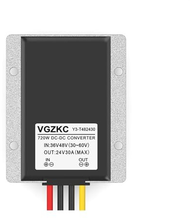 36V48V a 24V 1A ~ 30A Fuente de alimentación CC Reductor 30-60V a automotriz Convertidor DC-DC(48V to 24V 30A Y3)