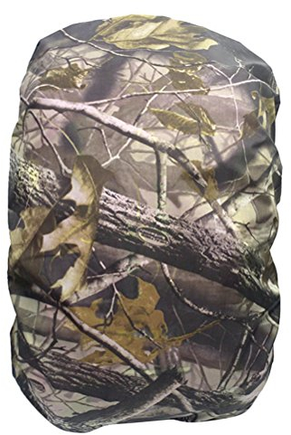 WINOMO Rucksack wasserdichte Abdeckung Camping Wandern Rucksack Regenschutz (Blatt-Tarnung)