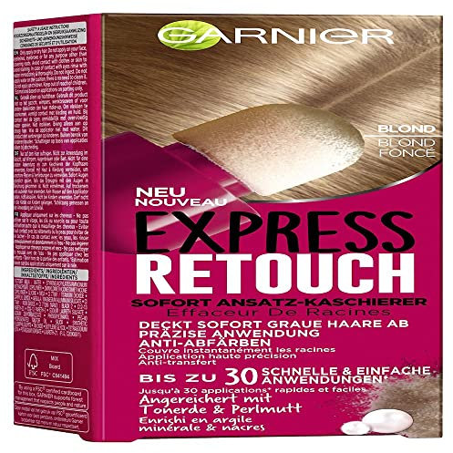 Garnier Express Retouch Root Concealer for Dark Blonde Hair, 10 ml