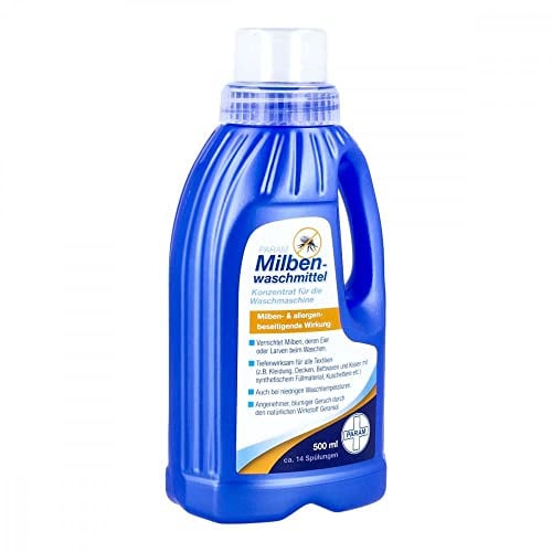 Param Milben Waschmittel Konzentrat für die Waschmaschine, Unparfümiert, Flüssigkeit, 500 ml