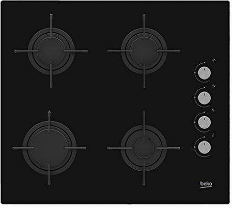 Beko HILG 64120 S 7763586716 - Placa de cocción (7400 W), diseño moderno