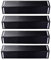 Votenli p9215 a (4er Pack) Porzellan Stahl Hitze, Heat Shield, Zelt, die Heizung Diffusor Ersatz für Select BBQ grillware, Uniflame, 29,8, Grill Chef und Andere