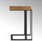 Lambert Louis Eisen Beistelltisch 43x30 H61 cm, Metall, Graphit, Natur, One Size