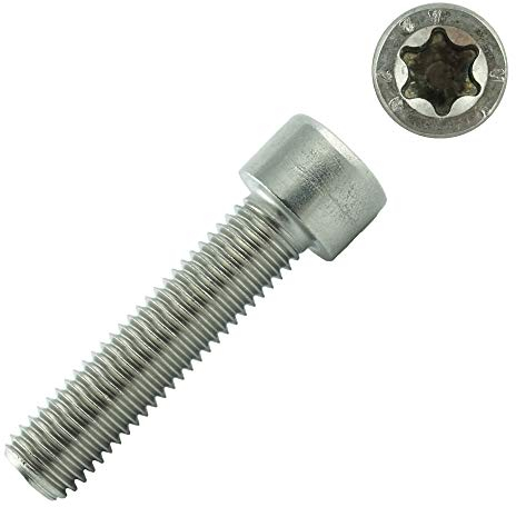 Eisenwaren2000 | Zylinderschrauben mit Innensechsrund TX M5 x 20 mm (10 Stück) - Zylinderkopf Schrauben ISO 14579 - DIN 912 Gewindeschrauben - Edelstahl A2 V2A - rostfrei