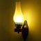 Einfach Kreativ Wandleuchte Vintage Antik Nostalgie Innen Design Wandlampe Rund Weiß Glas Lampenschirm Lampenfassung Rustikale Wandleuchte Innen Lampe