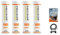 Precision Hydration Electrolyte Tablets - 4 Tubes of 10 x Tabs (1000 Strength). Bundled with a Pack of VPoint Leisure Elastic No-tie Reflective Shoe Laces