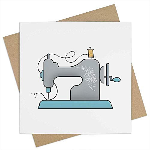 Azeeda 'Nähmaschine' Leere Grußkarte (GC00004094)