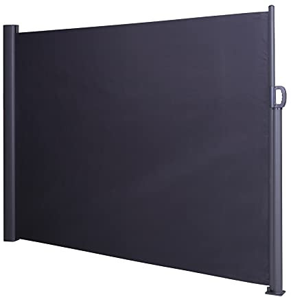 PHIVILLA 1.6×3m Garden Awnings Side Awning with Aluminum Frame and Polyester Fabric Privacy Protection Garden Awning for Patio Terrace and Garden