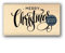 Stempel aus Holz, Motiv: Merry Christmas