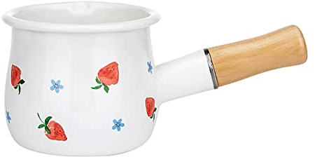 KUCOCOSNEH Pentole e padelle in ceramica bianca fragola