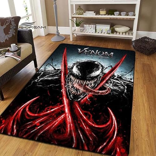 BGAFAG Horror Venom Teppiche Für Zuhause Wohnzimmer Schlafzimmer Eingang Großflächige Teppiche Weich Mode Dekoration Flauschig E3627 120X180Cm