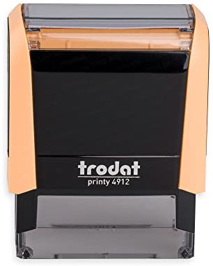 Trodat – Printy 4912 -pastell creme- mit Wunschtext personalisieren, hier gleich online gestalten – selbstfärbender Stempel als Namensstempel, Adressstempel, Firmenstempel, 5 Zeilen, 46X17 mm