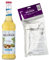 MONIN - Noisette Sans Sucre + 1 Pompe à Sirop - Pour Café, Chocolat Chaud, Capuccino ou Latte - Arômes Naturels - Bouteille en Verre - 70 cl