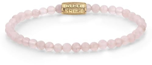 Rebel & Rose Damen-Armband Pink Rose Gold 4 mm RR-40103-G-S