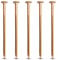 3 Inch Copper Nails Pack - Pure Copper Nail Spikes USA Made - Solid Reliable Used for Trees, Stumps, Landscaping, and Hobbies (40)