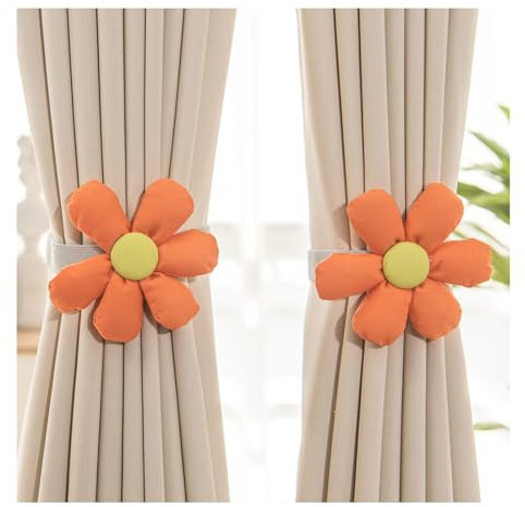 Gardinenbänder (Sonnenblumen-Orange)