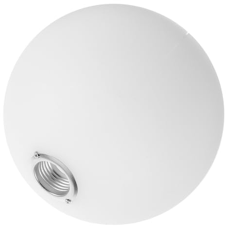 Dekorativer Kugel Lampenschirm G9 120Mm Milchweiß Acryl Hängelampe Für Modernes Wohnzimmer Einfache Montage Anti-Drop Design