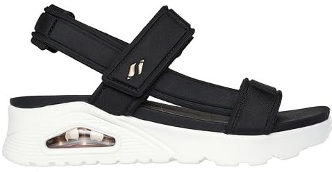 Skechers Damen UNO Summer STAND2, Black Nylon Trim, 40 EU