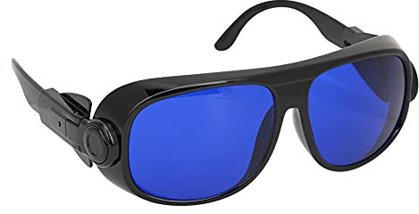 Oumefar UVA-Schutzbrille, Tragbare, Professionelle, Verstellbare Mehrzweck-Schutzbrille für das Fabriklabor