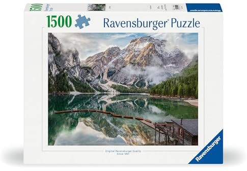 Ravensburger Puzzle 12001211 - Pragser Wildsee - 1000 Teile Puzzle für Erwachsene und Kinder ab 14 Jahren, Puzzle mit Landschaft und Natur