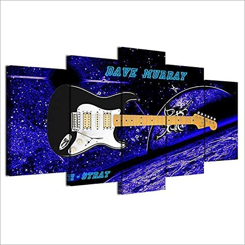 Musikinstrument Gitarre Ungerahmt 150 X 80 Cmleinwand Bild Wandbilder Wohnzimmer Modern Deko Kunstdrucke Wanddekoration Leinwandbild 5 Teilig Bild Auf Leinwand -3P1Z+G4G4-7O1Y/P4J5-0K0Q+T3Q2-1Y5C/R0L6