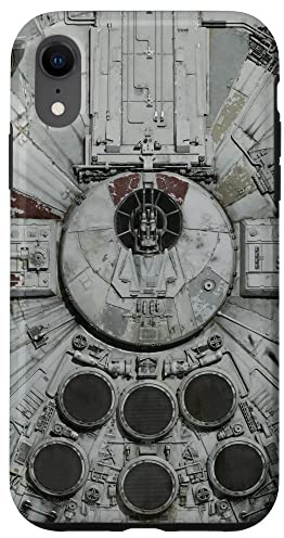 Star Wars Millennium Falcon Close Up Gray Case for iPhone XR