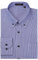 Enlision Blue Dress Shirts for Men Causal Striped Button Down Shirt Long Sleeve Office Classic Regular Fit with Pocket S
