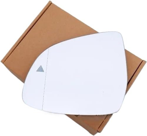 YoQIK Auto Ersatzspiegel für BMW X3 G01 X4 G02 X5 G05 2017 2018 2019,Spiegelglas Ersatz Heizba Außenspiegel Glas Verstellbar Rückspiegelglas Seitenspiegelglas Außenspiegelsets,Left