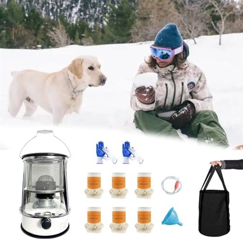 XNZJHPP Kerosin-Heizung, Campingkocher, Kerosin-Ofen, Brenner, Butan-Öfen, große Kapazität, Raumheizung, Camping-Gasherd mit Kochsystemen