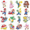 5D Diamond Painting Aufkleber Kits, 16 Stück DIY Diamant Aufkleber Kit, Cartoon Diamantmalerei für Kinder, DIY Diamant Painting Kit für Kinder und Erwachsene Anfänger, Geburtstags Geschenk für Kinder