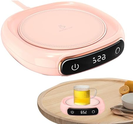 Calentador eléctrico de tazas, calentador eléctrico de tazas de calentamiento rápido, calentador de tazas de 10 W, calentador de tazas de café portátil para café, bebidas, leche
