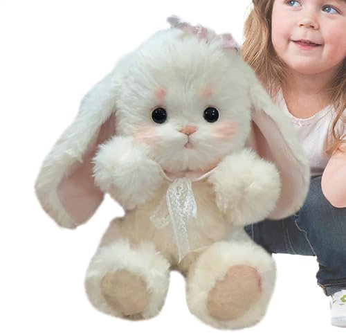 FmtwPhn Häschen-Bastelset, Häschen-Nähset | Lern-Nähset,Das Set zur Herstellung von Plüschpuppen mit beweglichen Gelenken enthält Anleitungen und Plüschfilzmaterialien zum Erlernen des Nähens und